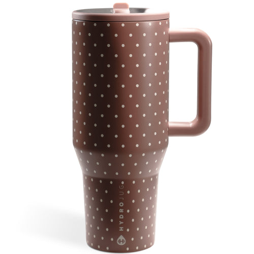 Polka Dot Hydrojug 40 Oz Tumbler