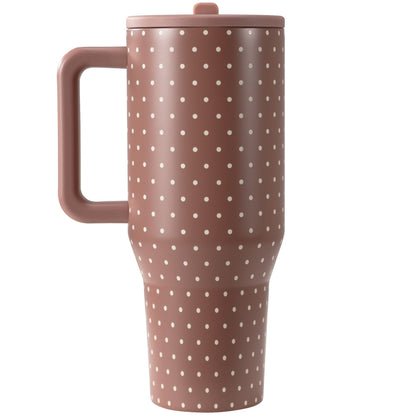 Polka Dot Hydrojug 40 Oz Tumbler