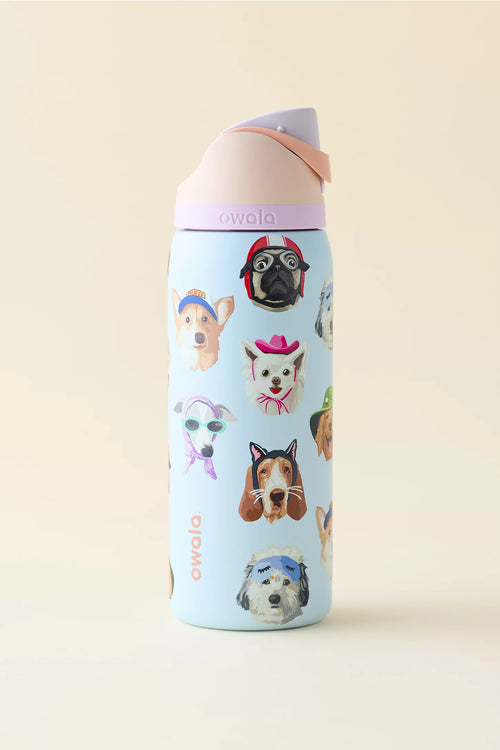 Owala NUV Exclusive Dog Collage FreeSip 32 oz