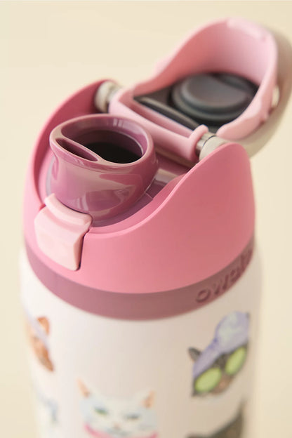Owala Exclusive Cat Collage FreeSip 32 oz Water Bottle