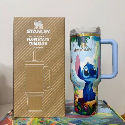 40oz Stitch Glow in The Dark Tumbler