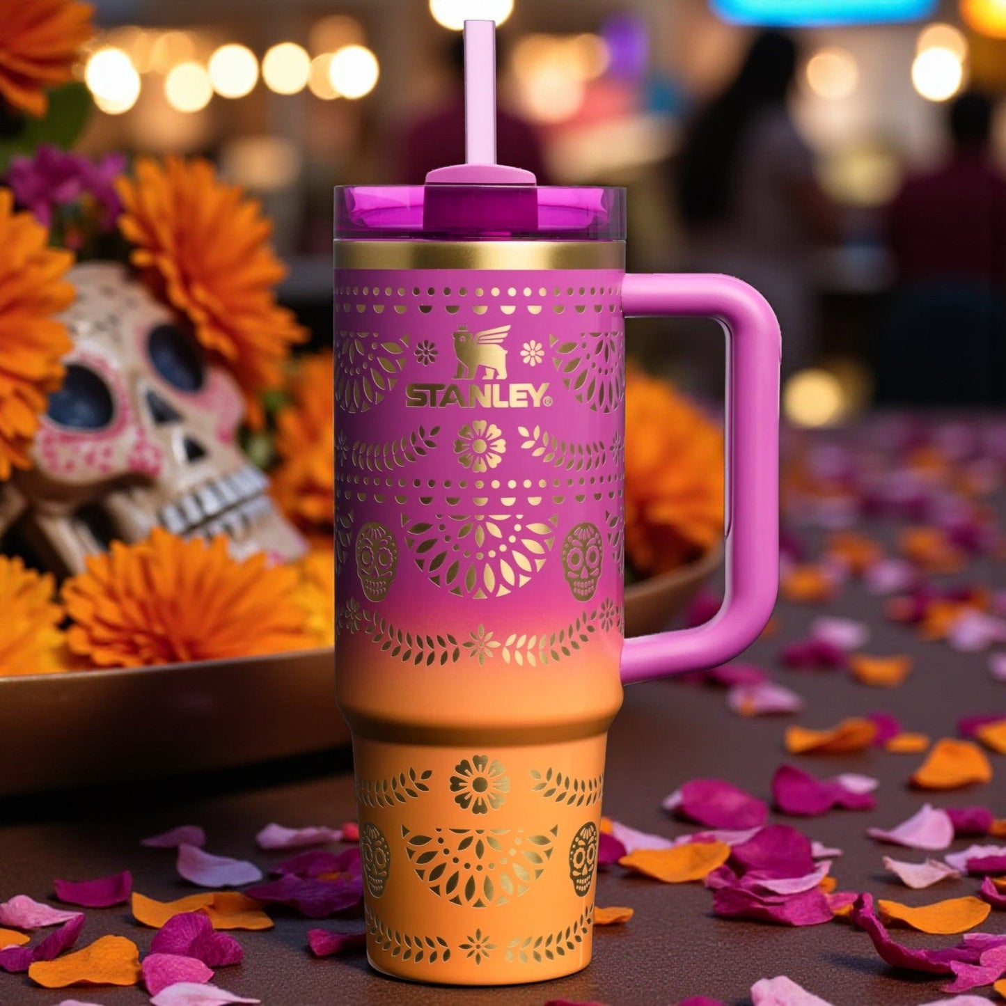 Día de Los Muertos Tumbler 30oz