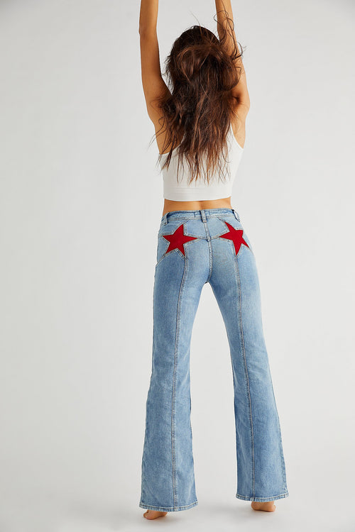 Mia's Star Flared Jeans